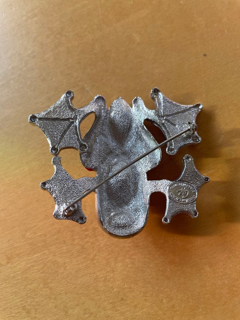 ヴィンテージ クリスチャンラクロア ブローチ カエルモチーフ