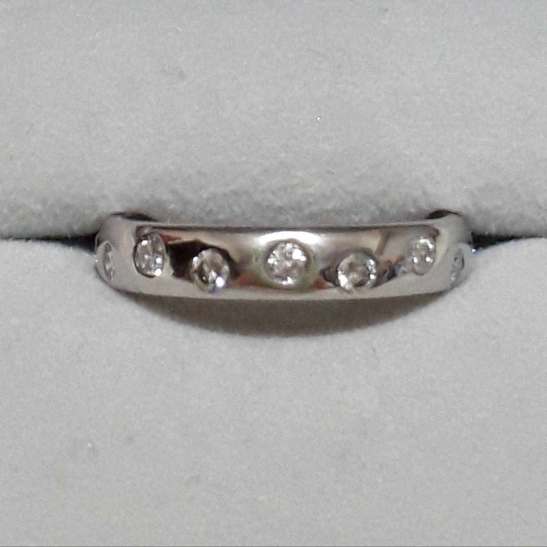 1/5まで値下げ中❗Pt900❤️ダイヤモンドドッツリング