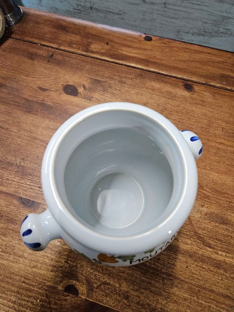 フランスヴィンテージ GEO MARTEL製 マスタードポット ジオマルテル