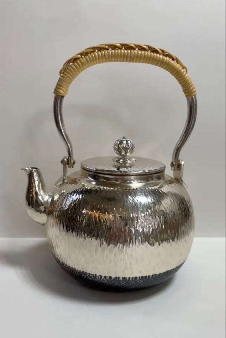 新品銅瓶石目模様湯沸ヤカン茶器