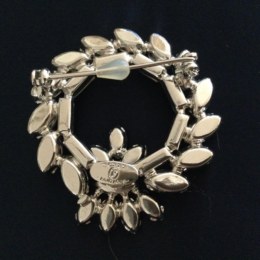 FOXY フォクシー ブローチ クリスタル ストーン まこと@断捨離中専用