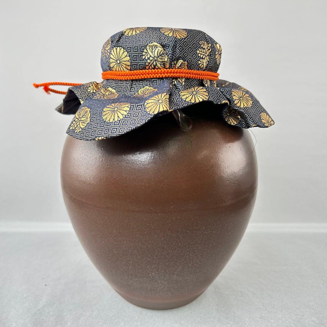 飾壷 『丹波焼』『茶壷』『尾中窯 市野信水 作』 共箱 茶道具