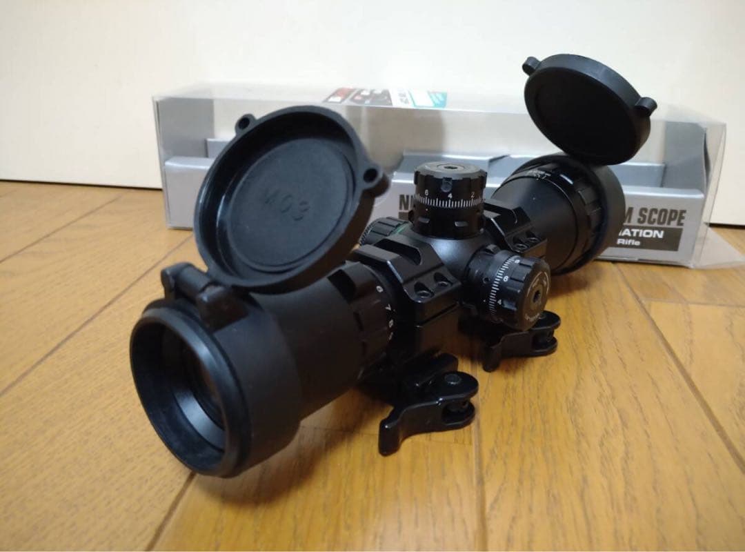 東京マルイ NEW イルミネーテッドショートズームスコープ マウントリングセット