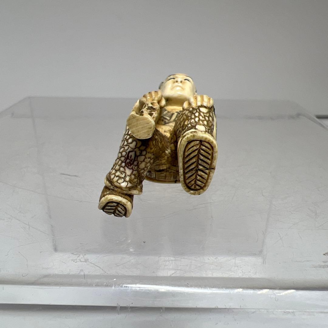 極上 人物 根付 タサオ 14g 東里8-0109☆2F