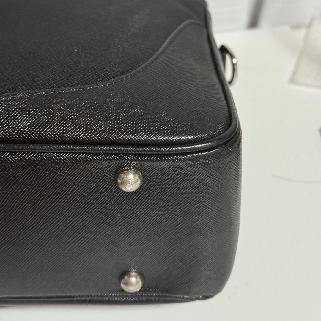⭐️極美品⭐️ペッレモルビダ　キャピターノ　レザー　ブラック　　ビジネスバッグ