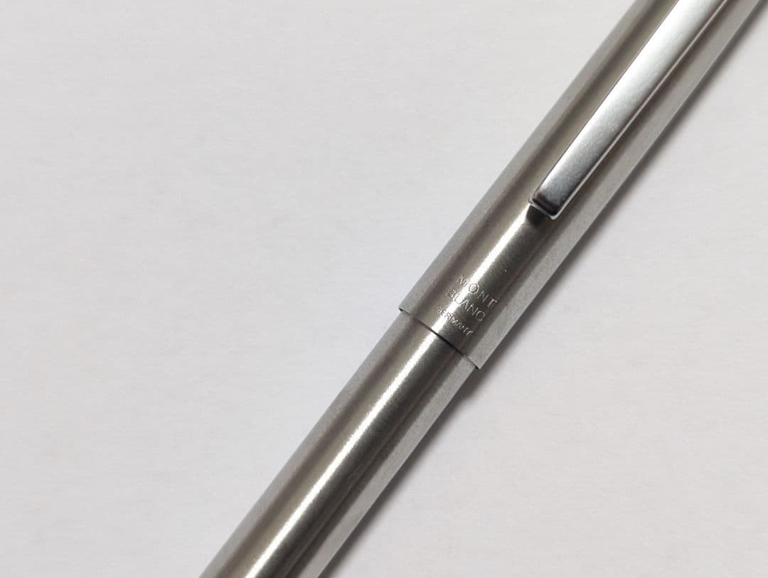 モンブラン 廃盤ボールペン 多機能ペン 4色 振り子式 ステンレス
