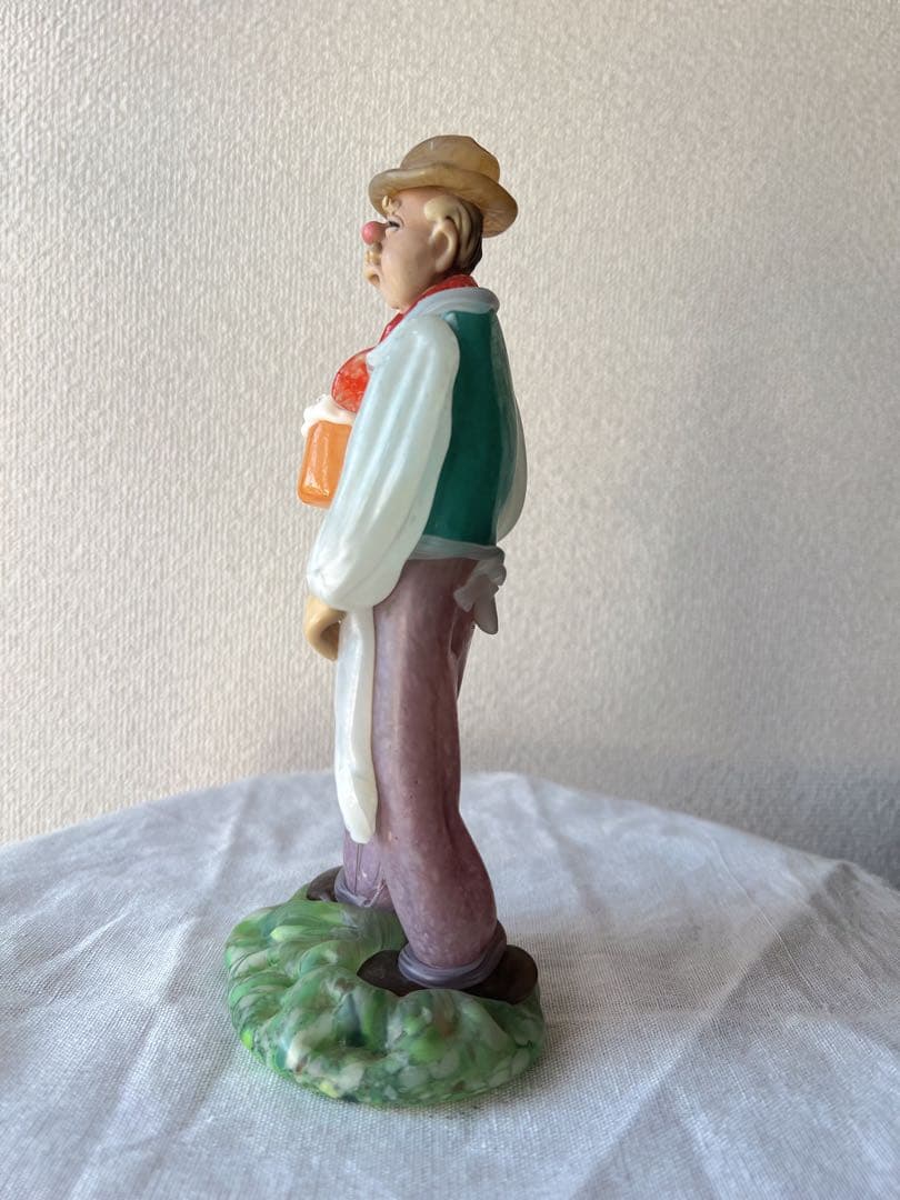 ボヘミア グラス製 ビール ヴィンテージ ボヘミアガラス ビール持った