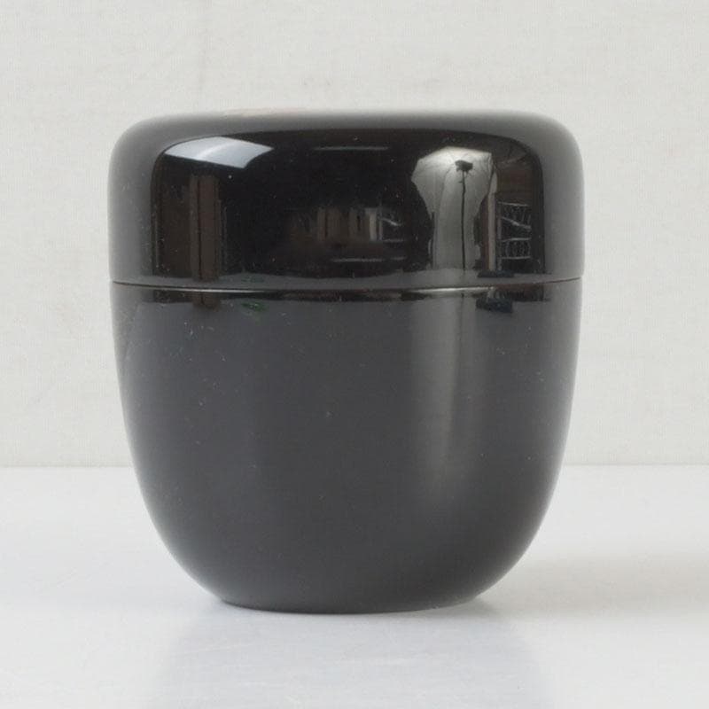 茶道具 山中塗 中嶋宗峰作 立雛蒔絵 内朱 中棗 共箱