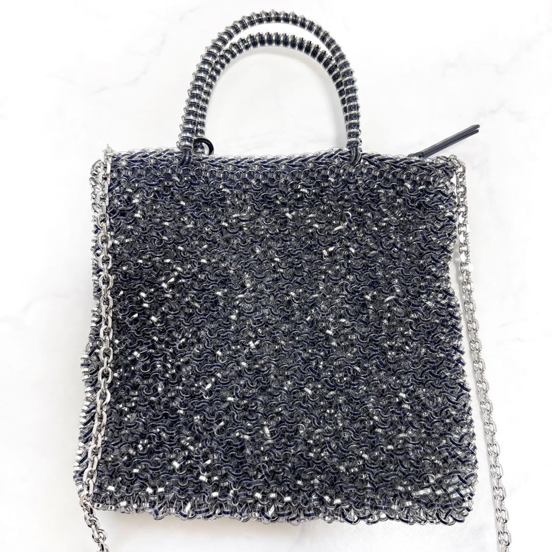 25年 ANTEPRIMA アンテプリマ スタンダードZ ネイビーシルバー