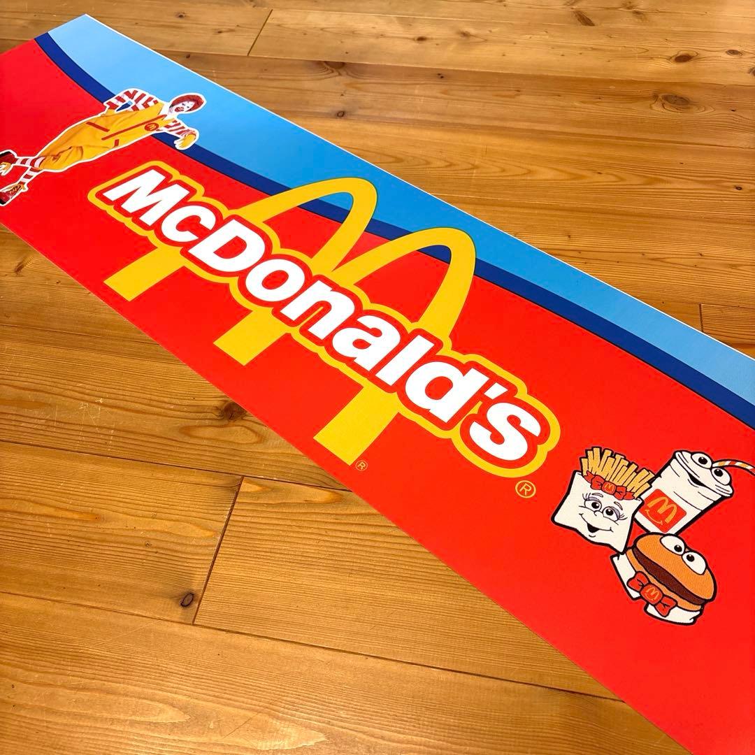 90's マクドナルドジャンボストアディスプレイミールトイサイン看板