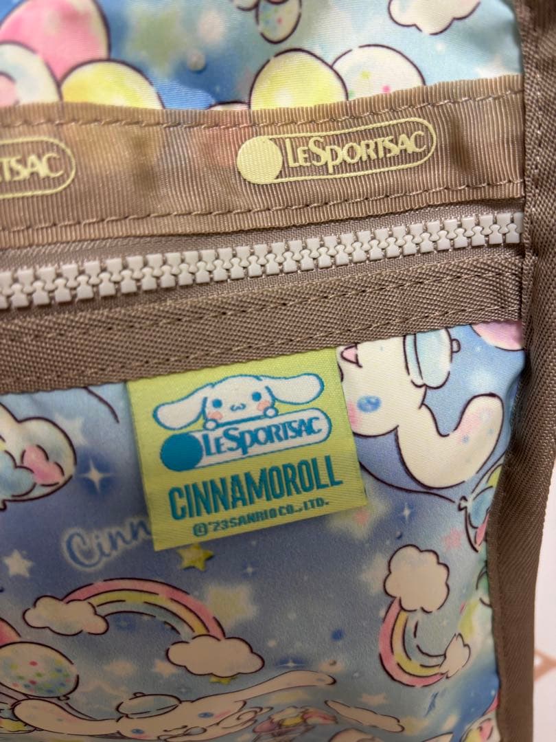 レスポートサック サンリオシナモロールボタニカル ボストンバッグ