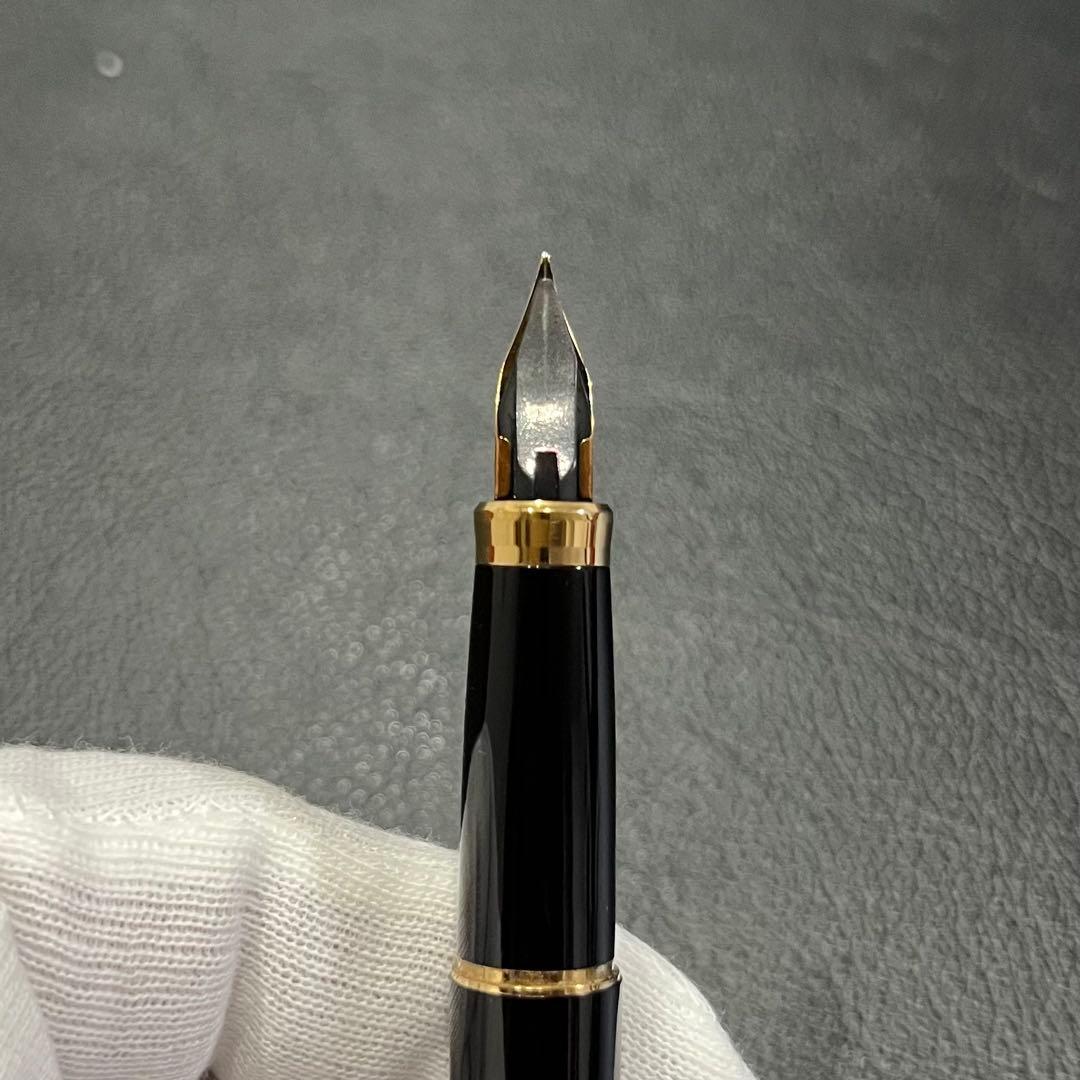 USED】PLATINUM プラチナ万年筆 「鶴と富士山」 近代蒔絵 昇峰