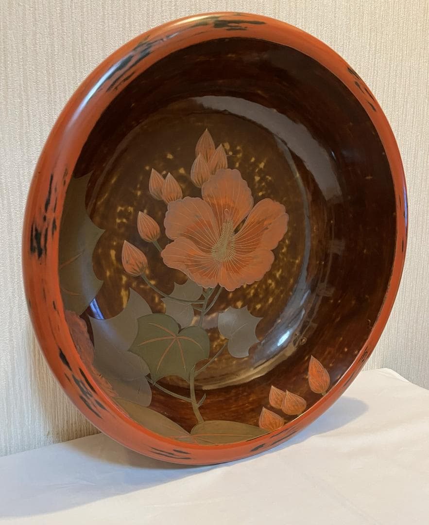 飾りこね鉢　漆器　大鉢