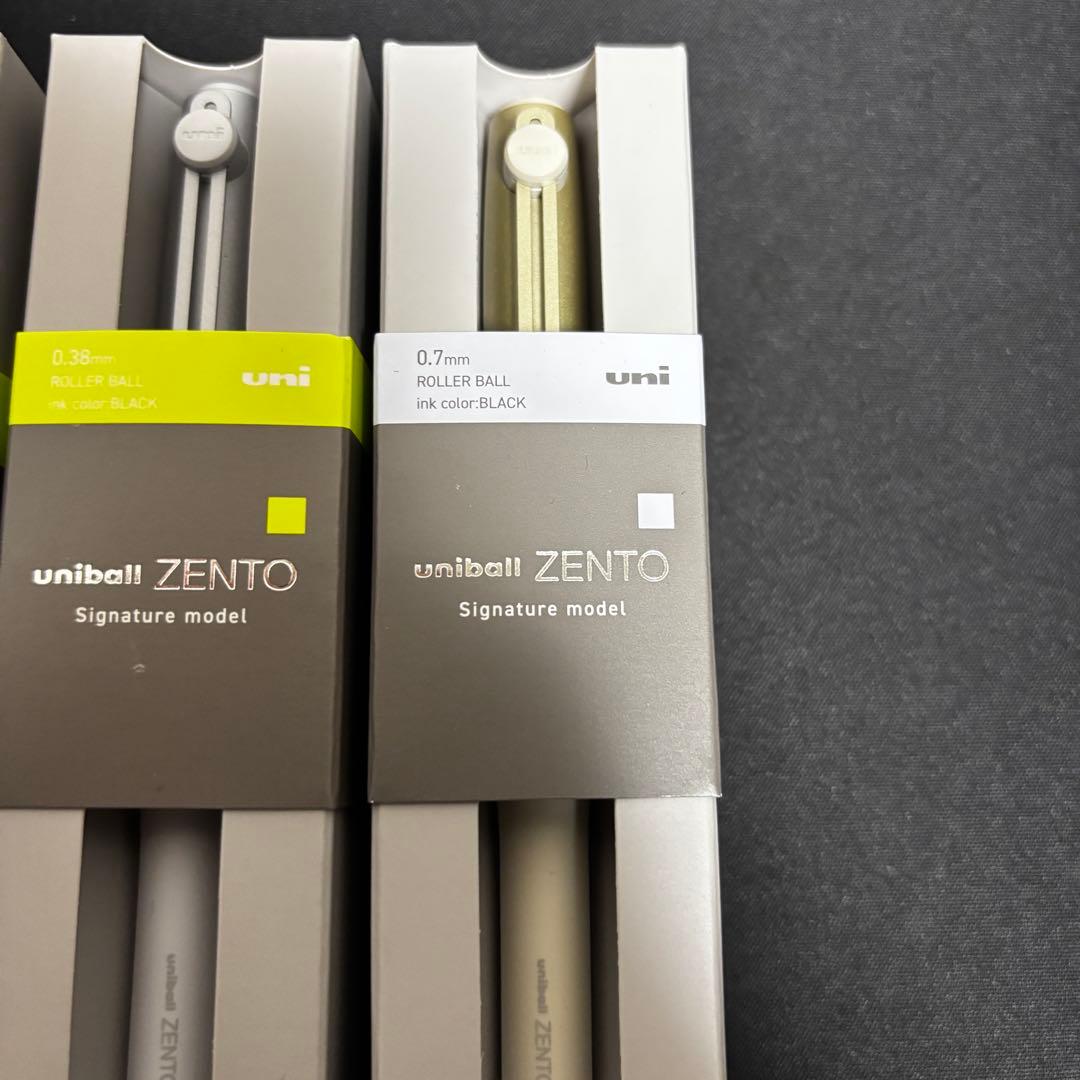 uniball ZENTO ゼント シグニチャーモデル 0.38mm 0.7mm