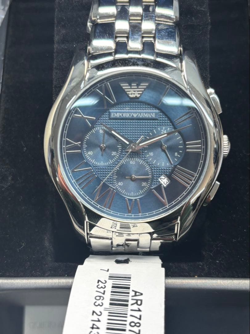 未使用品！エンポリオアルマーニ クロノグラフ 腕時計 AR1787 稼働品