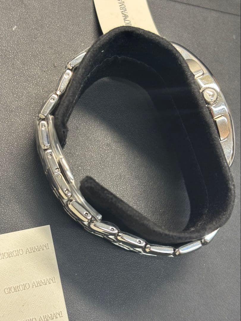 未使用品！エンポリオアルマーニ クロノグラフ 腕時計 AR1787 稼働品