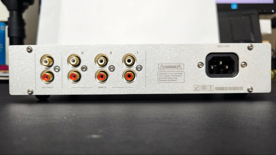 美品】プリアンプ・パワーアンプセット 交換用オペアンプ付き