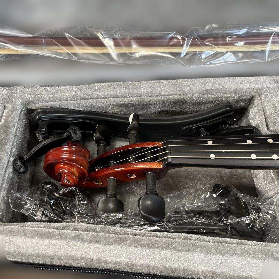 【未使用品】バイオリン 4/4 セット 付属品完備 弓2本 初心者用