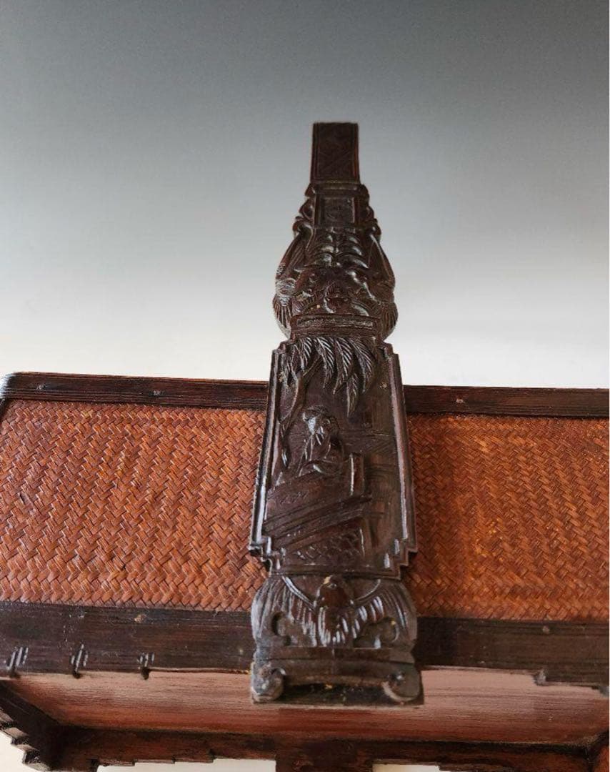 セール】煎茶道具 茶道具 提籃 ていらん 籠 煎茶 茶道具 箱 竹 箱無し