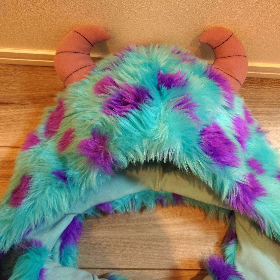 ディズニー　モンスターズインク　サリー　マフラーキャップ　ファンキャップ