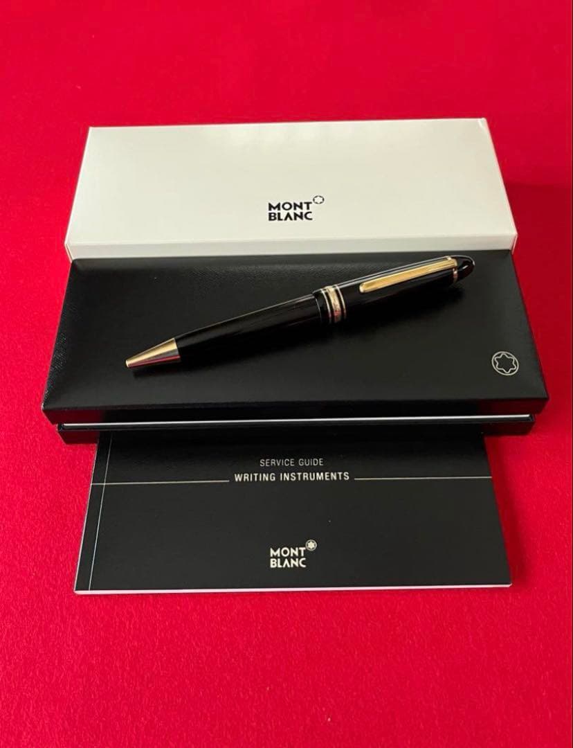！！格安【純正箱付き本物】モンブラン161ルグランボールペン。純正インク黒付き