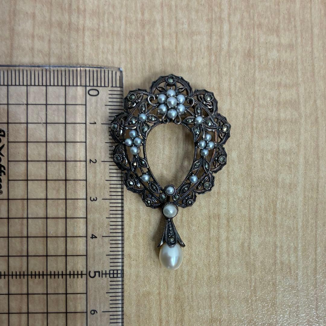 碌山 ROKUZAN ヴィンテージ ブローチ ペンダントトップ セット 925