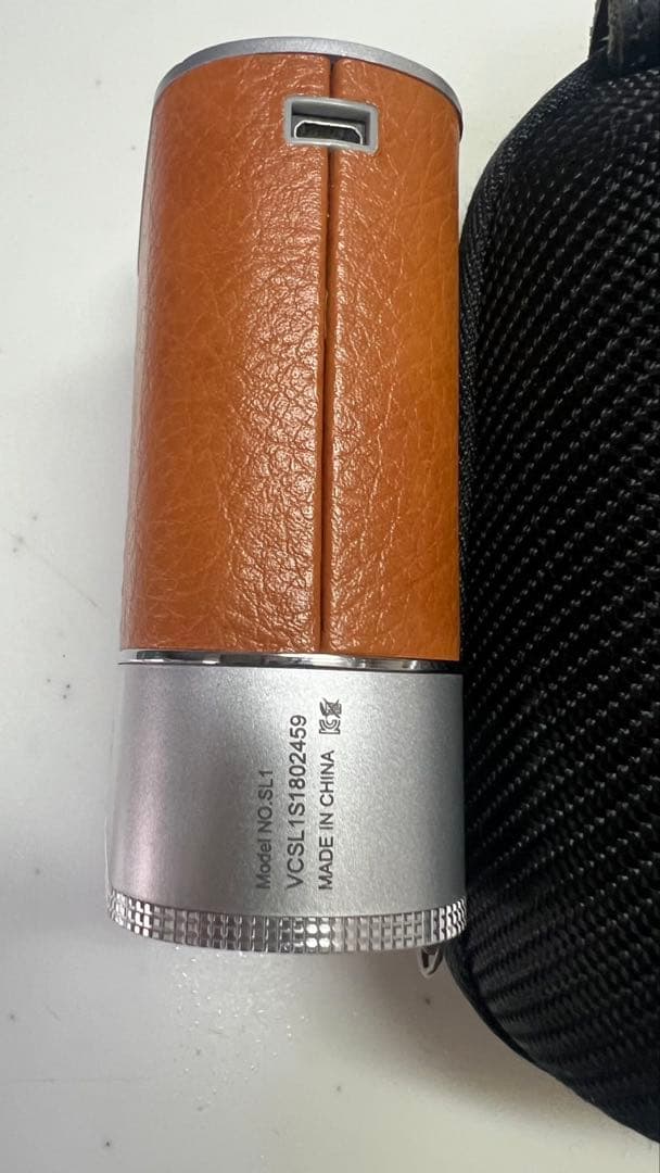 V ゴルフ用距離計 MS シルバー/ブラウン ケース付き