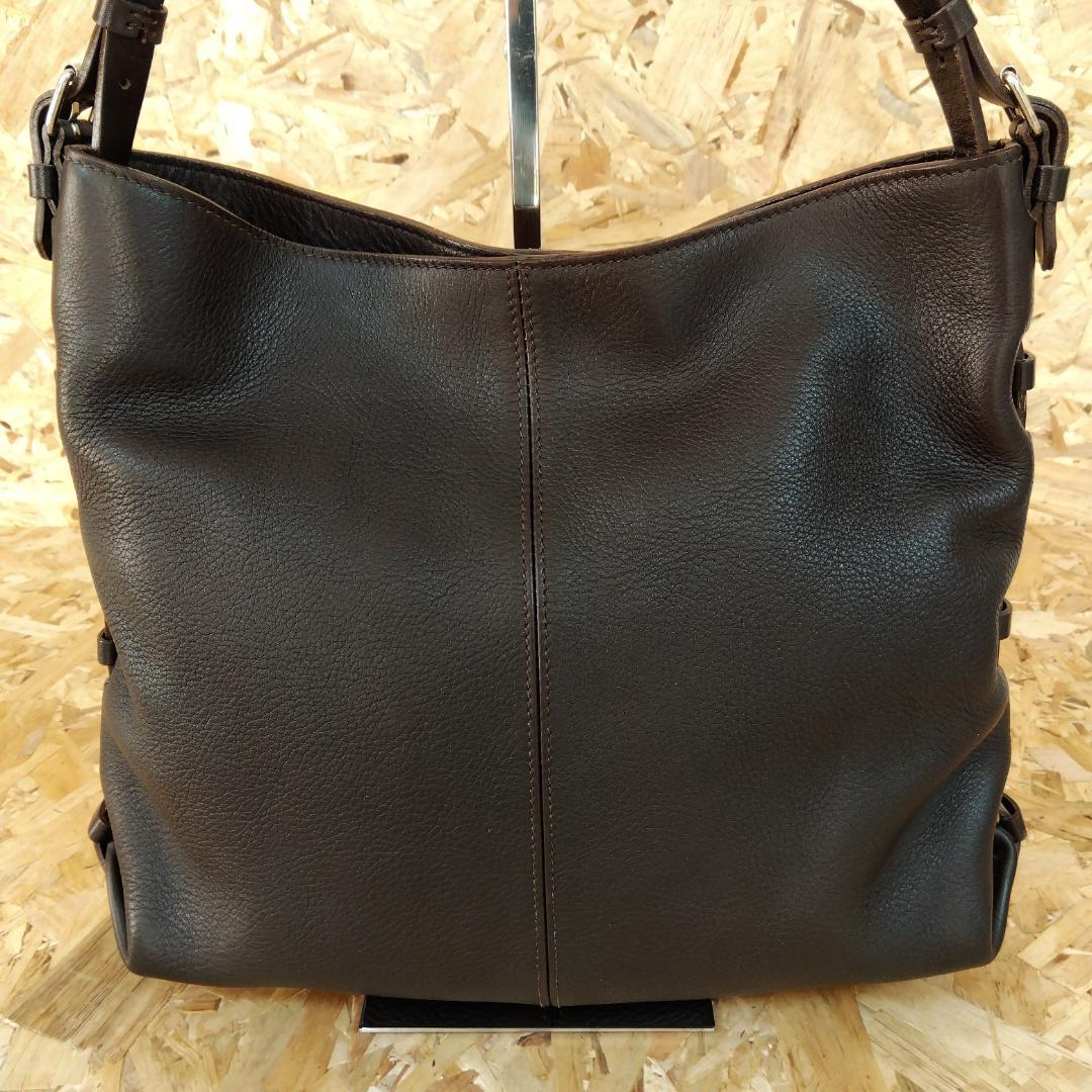 極美品 バリー 希少デザイン ワンショルダーバッグ オールレザー シボ