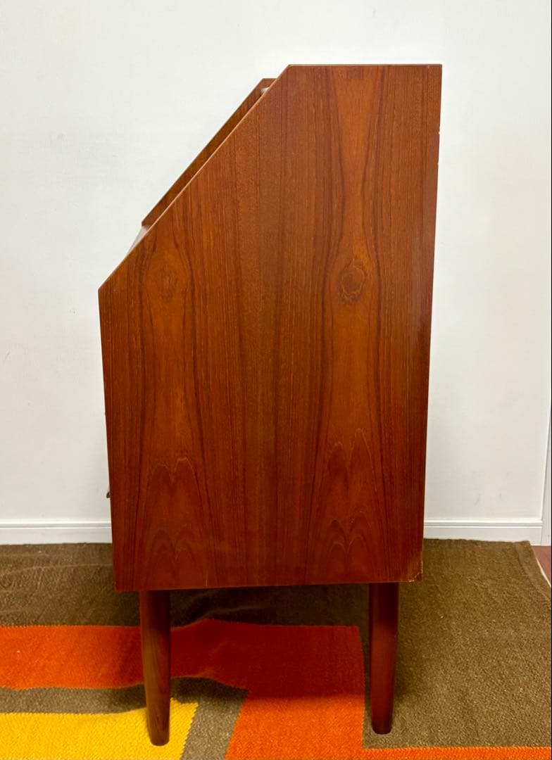 北欧家具ミラー付きライティングビューロ デンマーク チーク