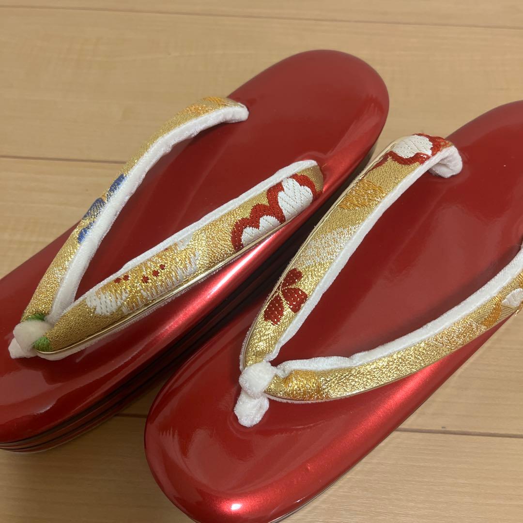 着物バッグ&草履（厚底）