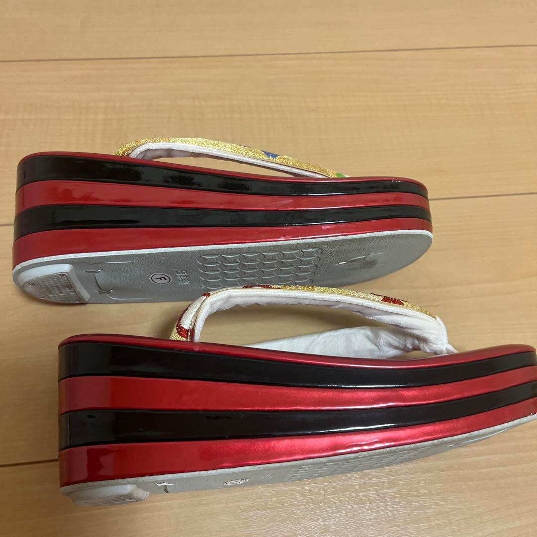 着物バッグ&草履（厚底）