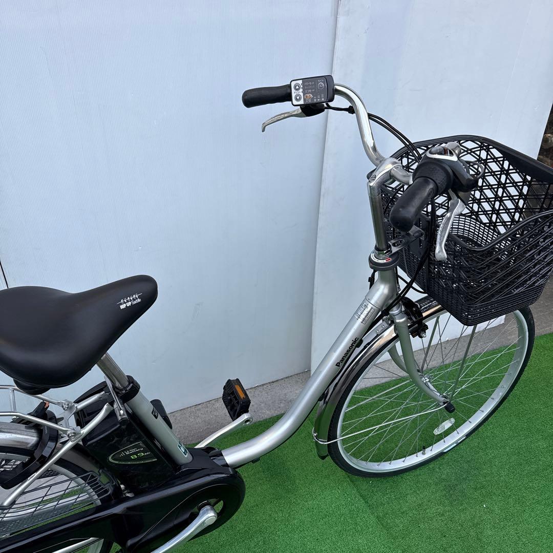 Panasonic電動アシスト自転車26インチ8.9Ah長押し5点灯