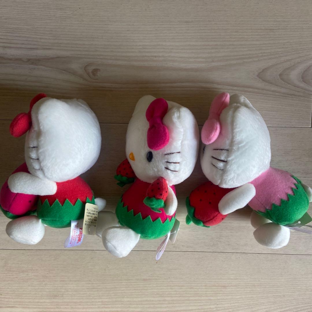 サンリオ　いちごキティ ぬいぐるみ　非売品　グッズ　平成レトロ　レア　まとめ売り