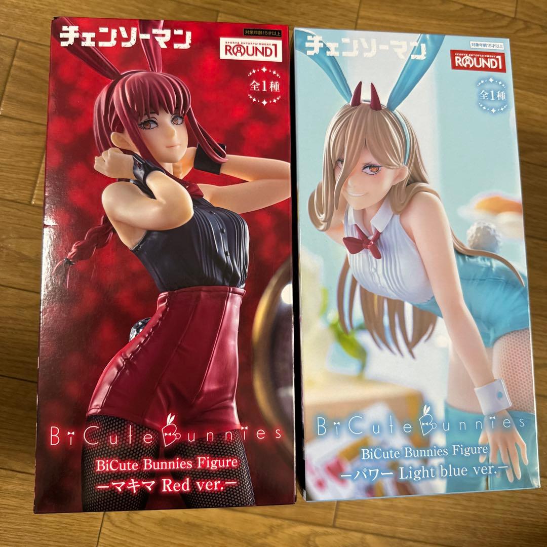 ラウンドワン限定 チェンソーマン バニーフィギュア マキマ パワー