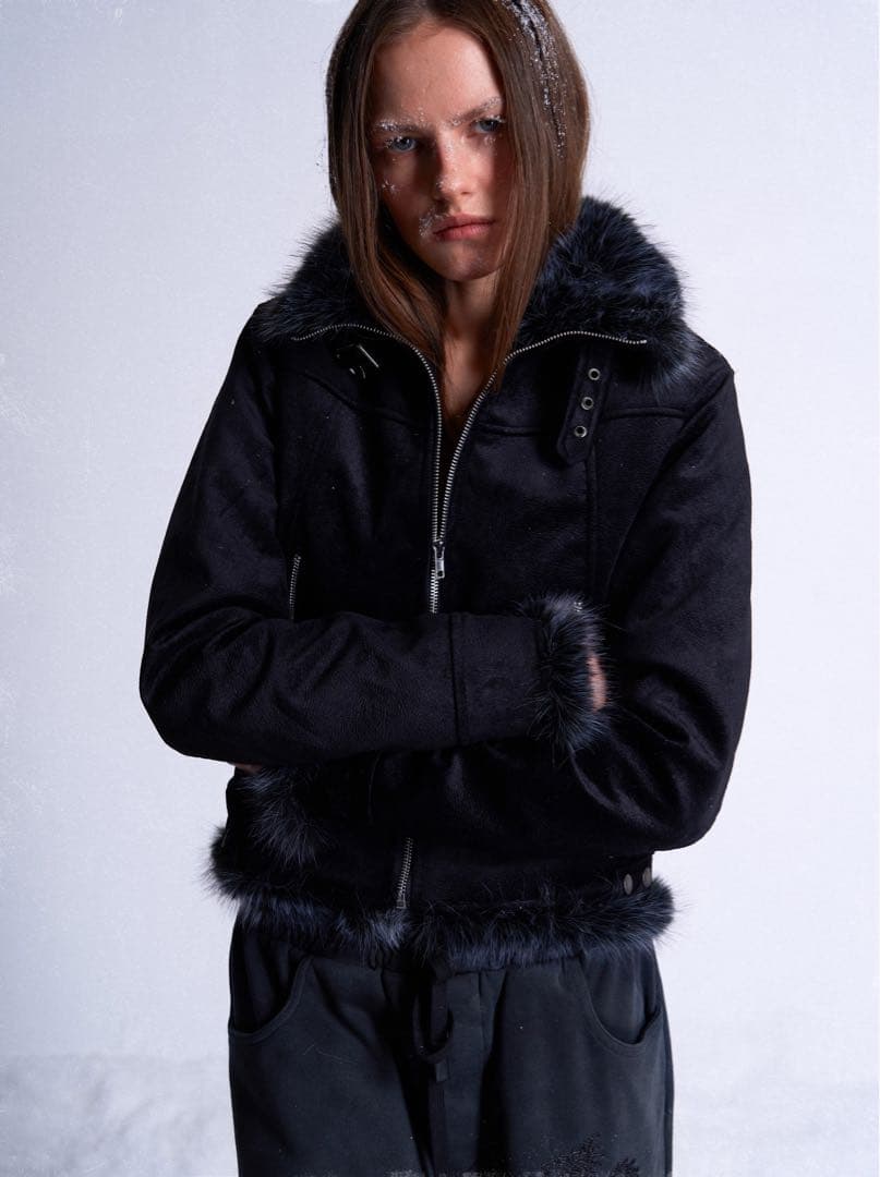 noEmosen ファー付きジャケット y2k opium お兄系