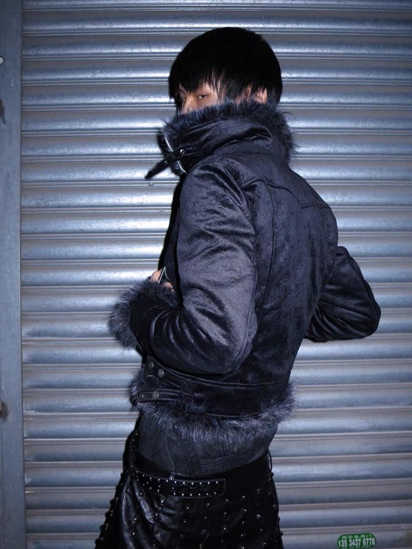 noEmosen ファー付きジャケット y2k opium お兄系