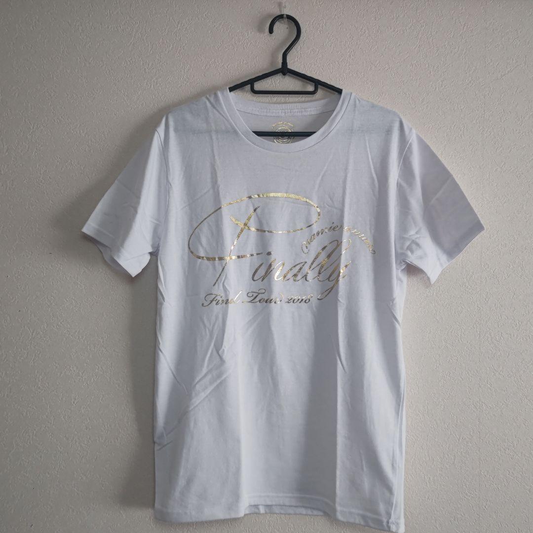安室奈美恵Finally ホワイトTシャツLサイズ - メルカリ