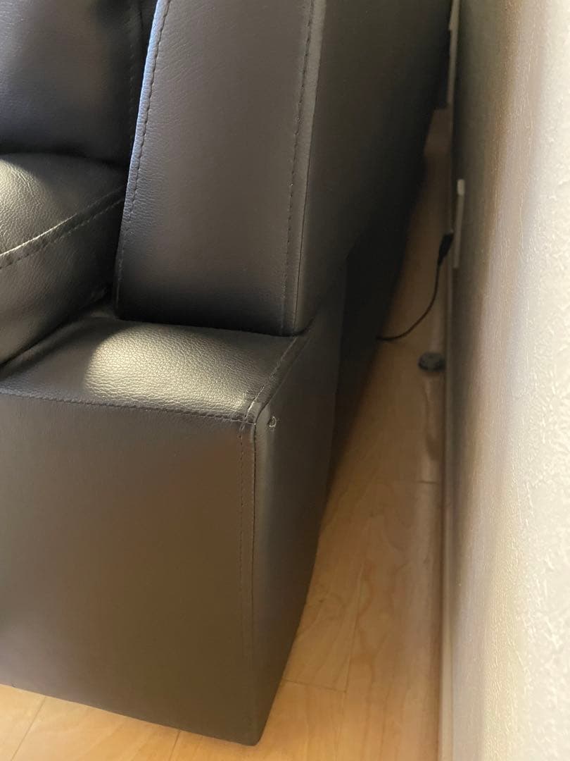 ニトリ 本革コーナーソファ(右カウチ) ニトリ商品コード 1167000