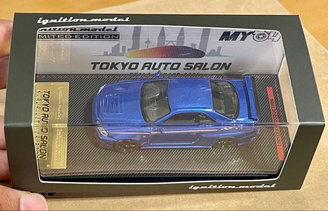 イグニッションモデル Skyline GT-R R34 1/64
