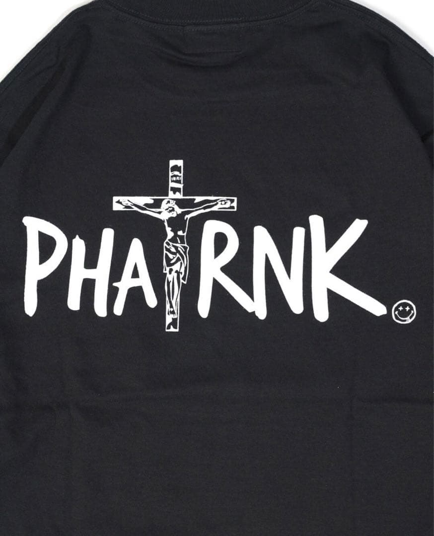5696完売 ファットランク PHATRNK キリスト ロンTシャツ 黒色L