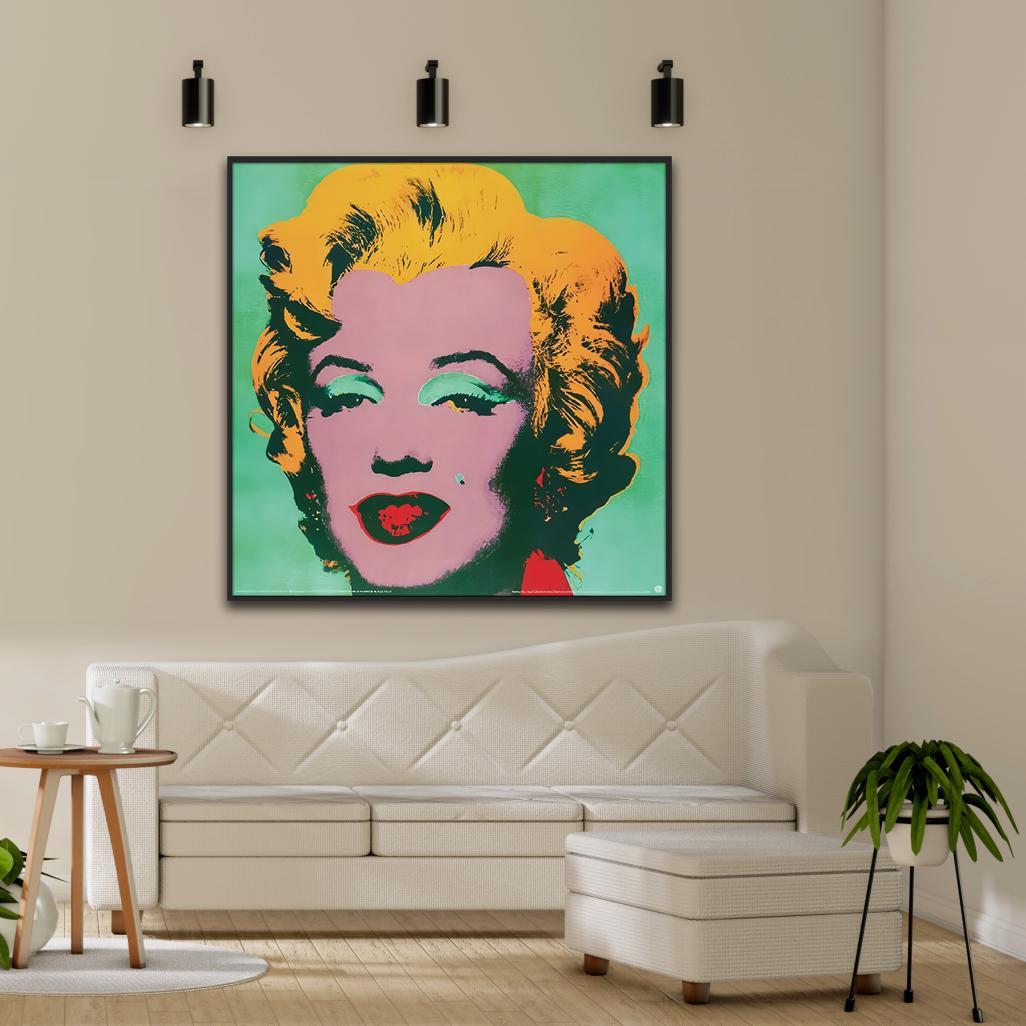 額装済/ポスター/マリリンモンロー グリーン/アンディ ウォーホル/インテリア