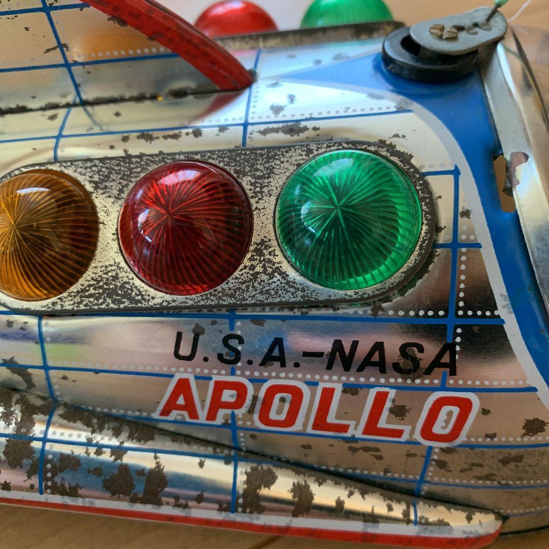 昭和30年代】昔のマスダヤ ブリキ U.S.A.-NASA APOLLO箱無し