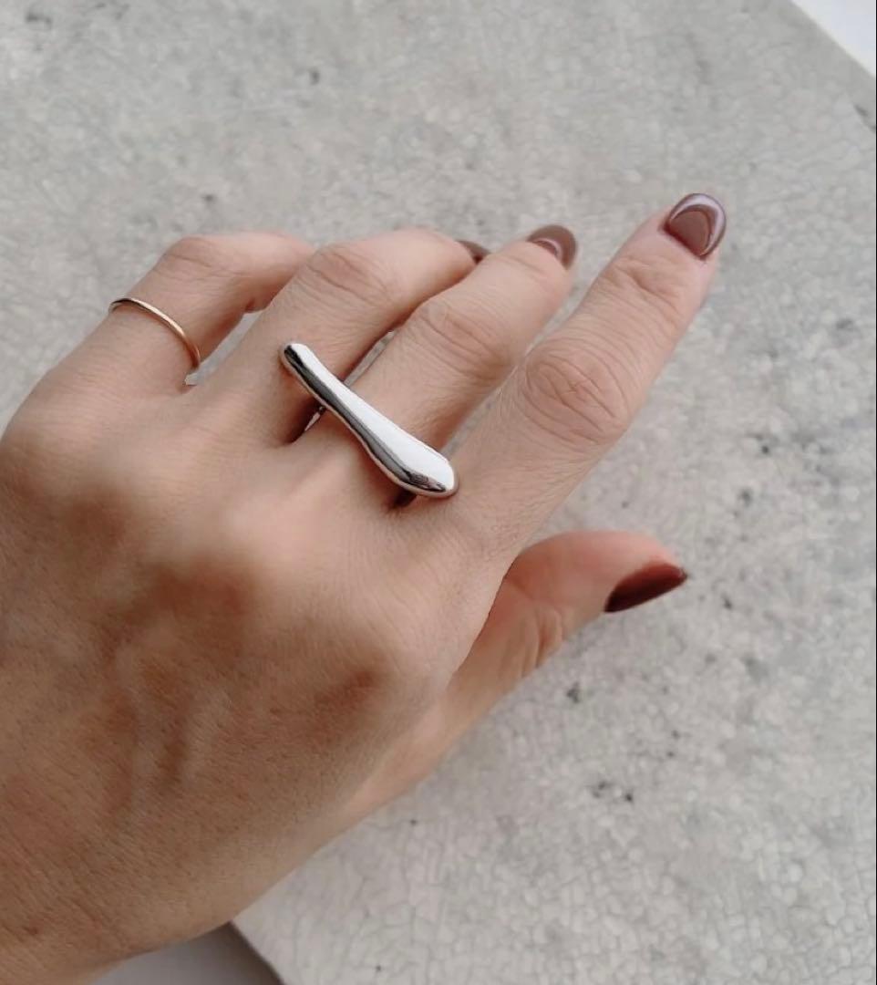 CHIEKO+ スマイリー　リング　シルバー