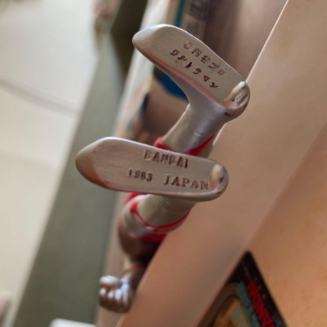 BANDAI 1983年ウルトラマン　初期　ソフビ　白台紙