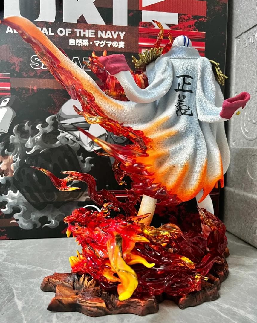 ワンピース 元帥 赤犬 サカズキ フィギュア ガレージキット 塗装済み
