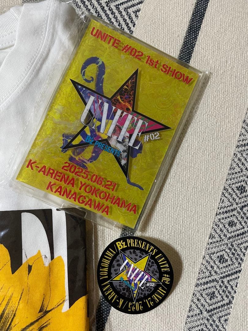 ☆B'z UNITE #02 イエモン 6/21 限定tシャツ 2XL