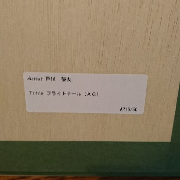 戸川郁夫 絵画 「Bright Tale」AP16/50｜戸川郁夫 絵画 「Bright Tale