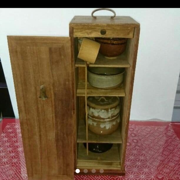 茶道具ー在銘茶器短冊箱