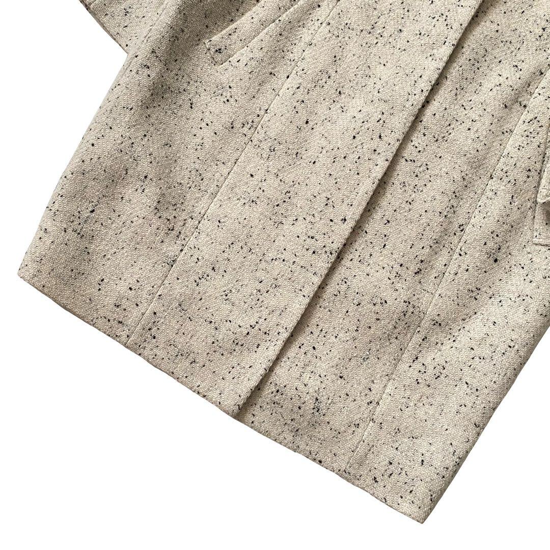 美品 NEMIKA ネミカ ツイード チェスター コート 11 レリアン