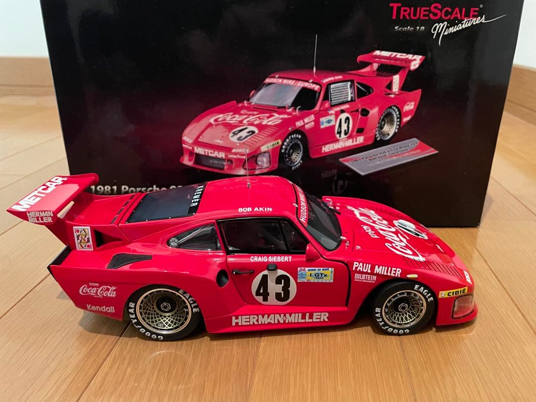 TSM 1/18 ポルシェ935K3 1981 ルマン #43 コカコーラ